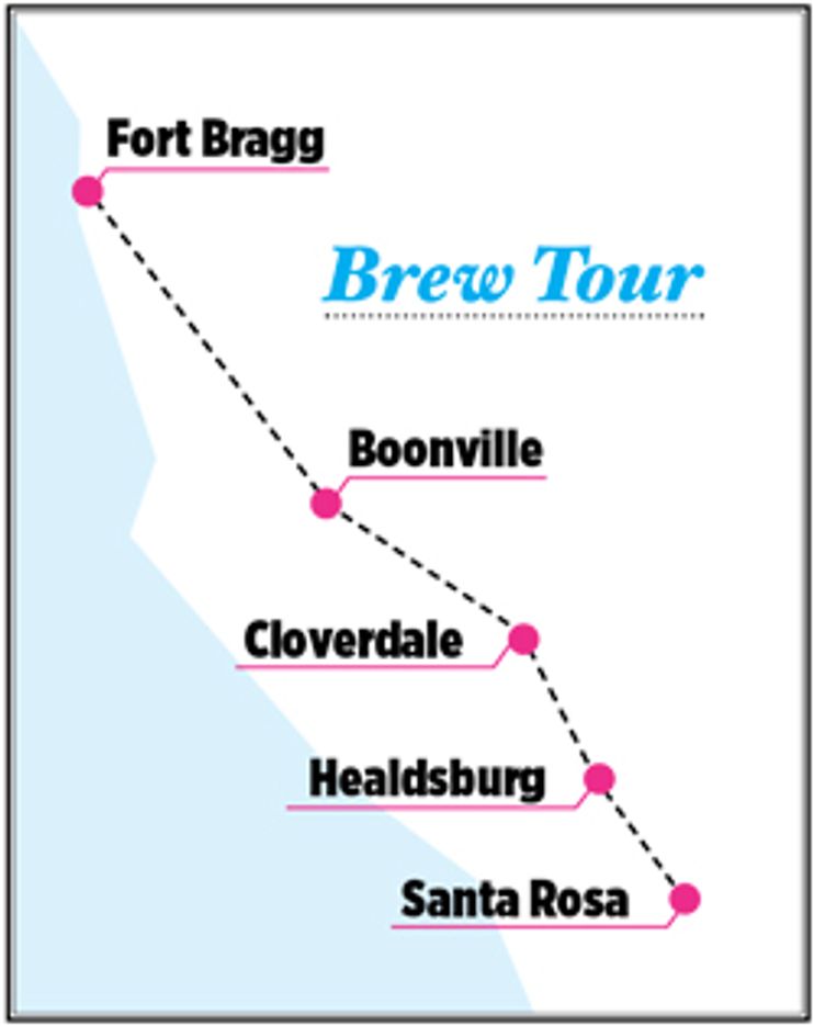 Beer Hopping A Craft Brewery Tour Of Sonoma And Mendocino Counties 7x7 Bay Area