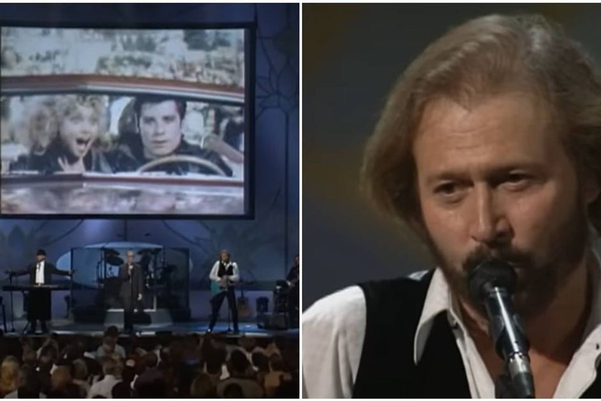 grease, musicals, broadway, grease lightning, the bee gees, barry gibb, frankie valli, john travolta, 1970s, 1978