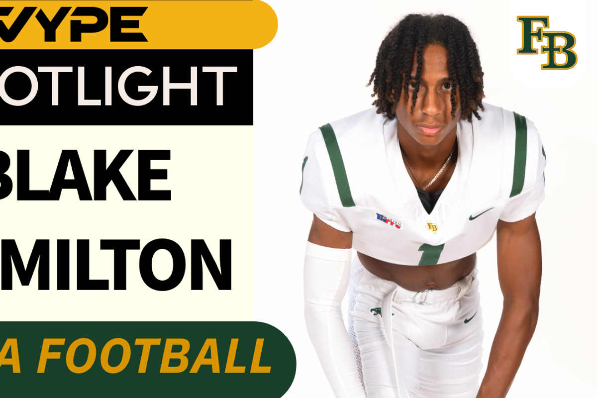 VYPE Spotlight: Blake Hamilton of FBCA Football