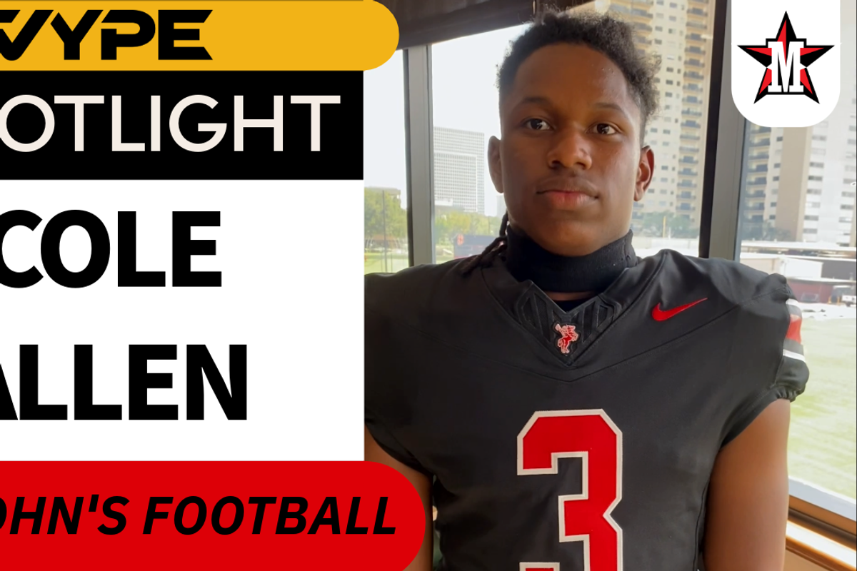 VYPE Spotlight: Cole Allen of St. John's School Football