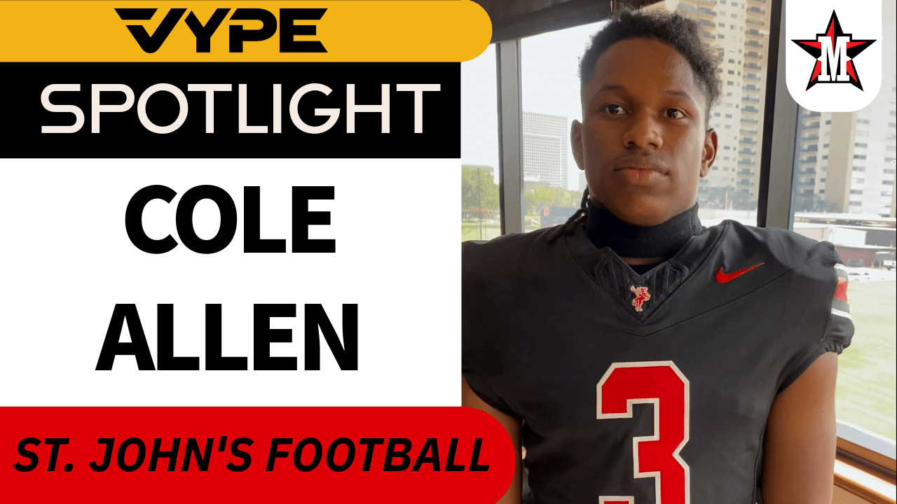 VYPE Spotlight: Cole Allen of St. John's School Football