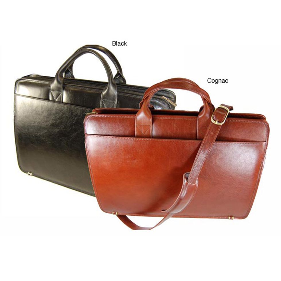 Amerileather Leather Doctor&s Carriage Bag (Black)