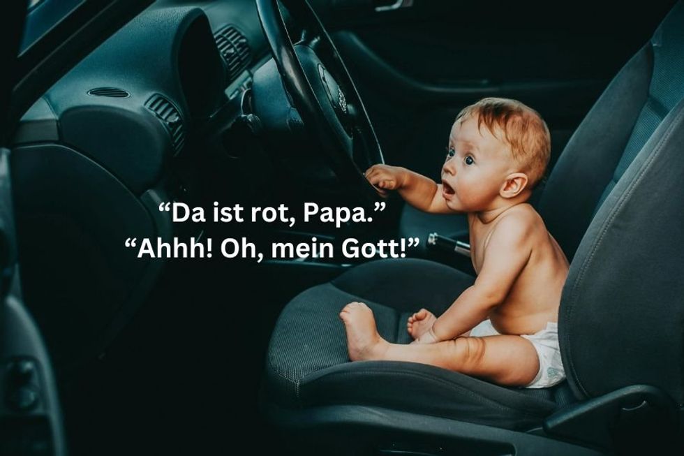 German toddler schools his dad on driving—and the rest of us on the origins of English