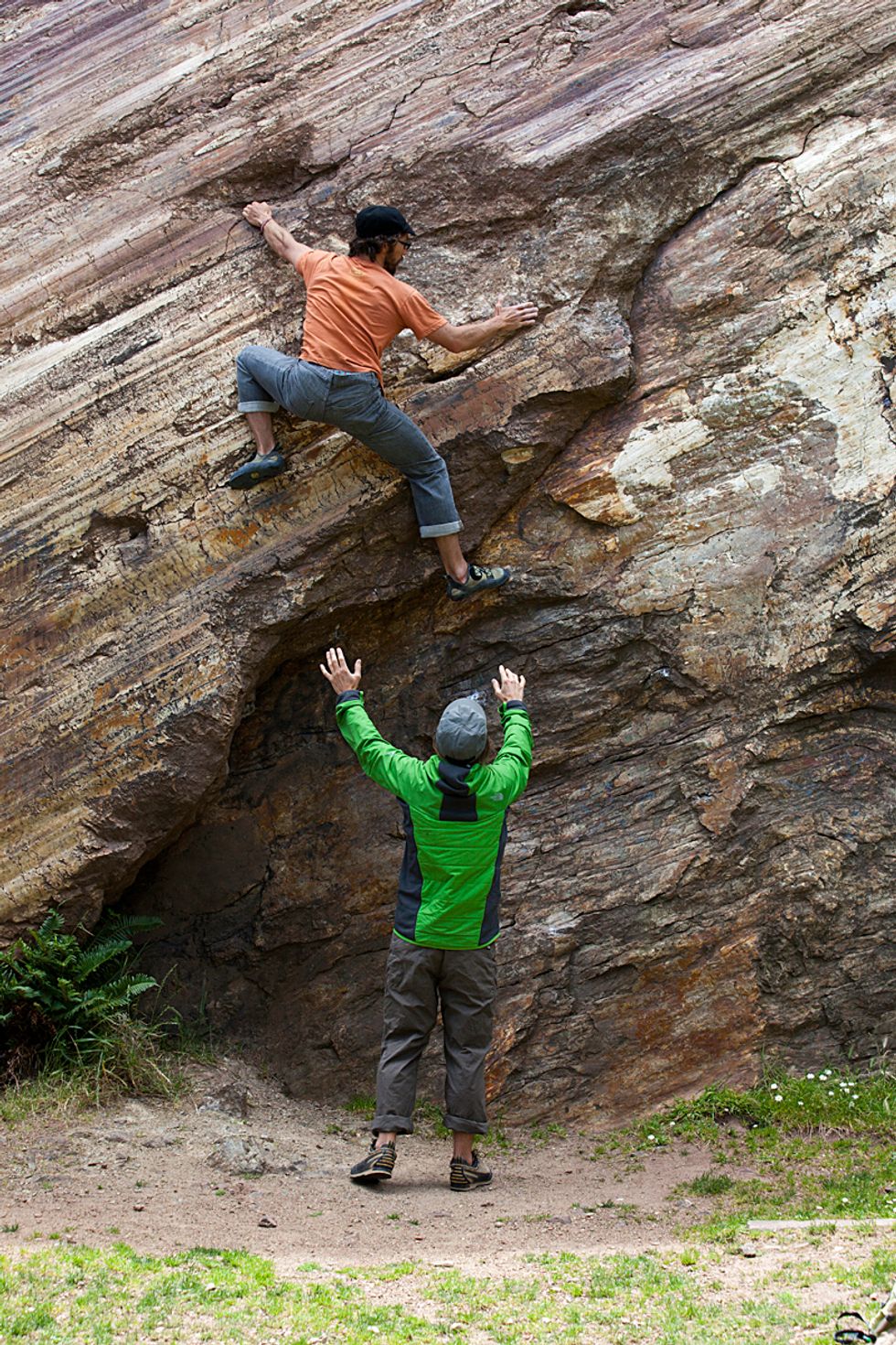 Scenes of the City Rock Climbing and Bouldering At Ocean Beach, Glen
