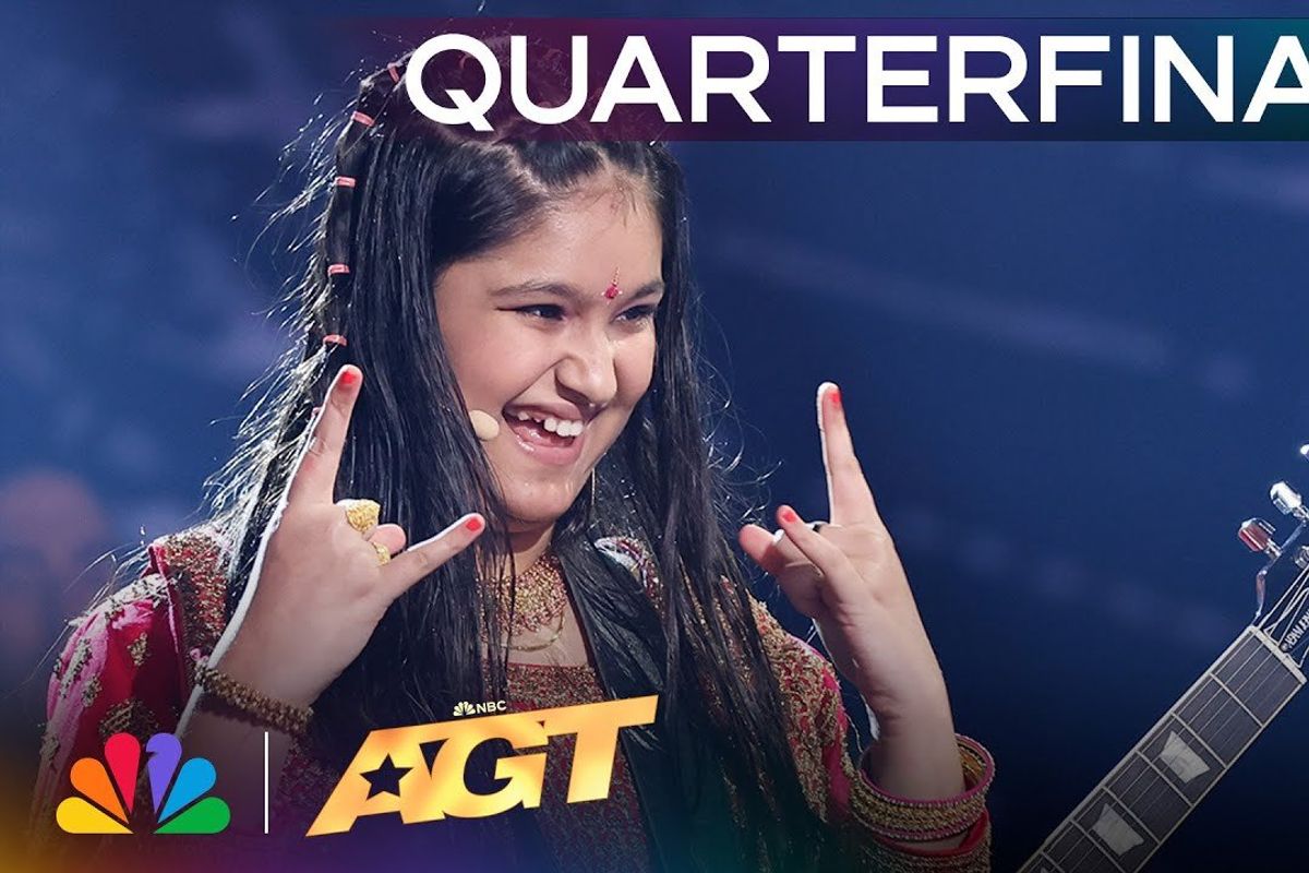 Watch an 11-year-old shred 'Master of Puppets' and give it a sitar-like riff on 'AGT'