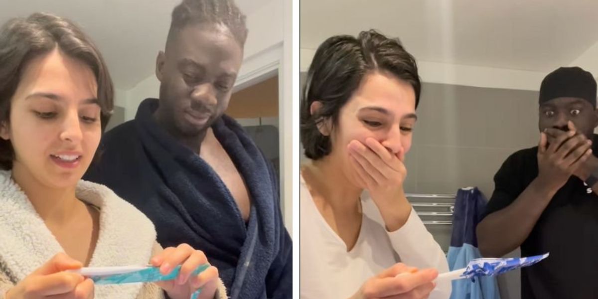 Tears flow after couple's pregnancy announcement goes viral Upworthy