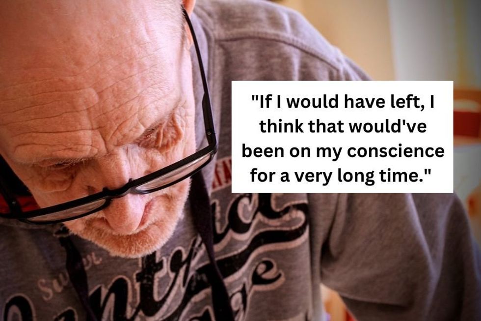Janitor and cook stayed to care for residents when nursing home shut down and staff left