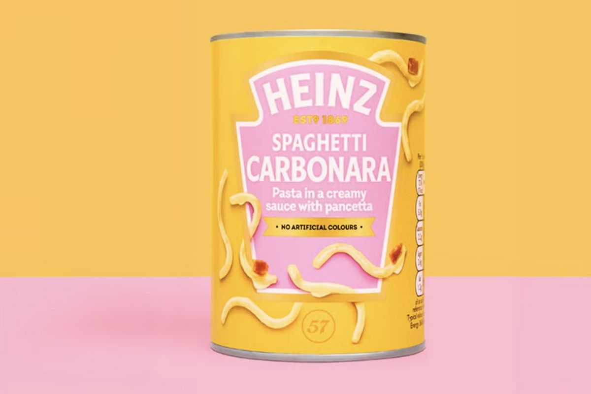 La carbonara in lattina della Heinz almeno sbugiarda i gastrofighetti