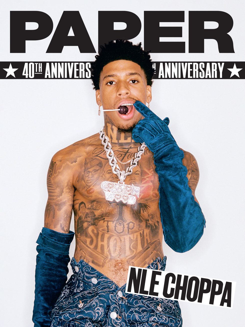NLE Choppa on the Cover of PAPER Magazine PAPER Magazine