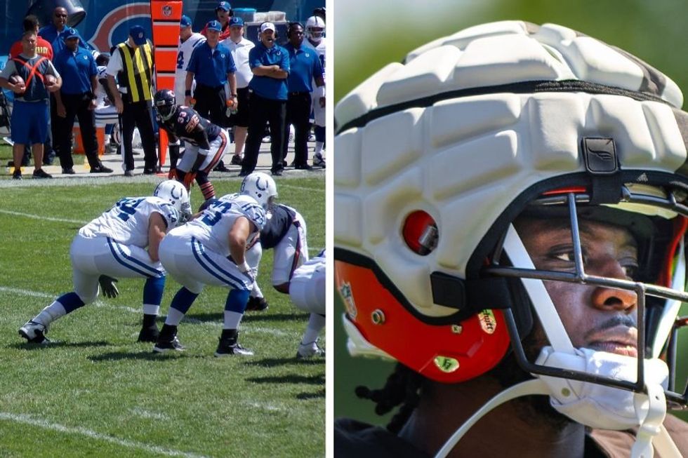 Colts tight end Kylen Granson explains he wants to set good example with the ‘Guardian Cap’