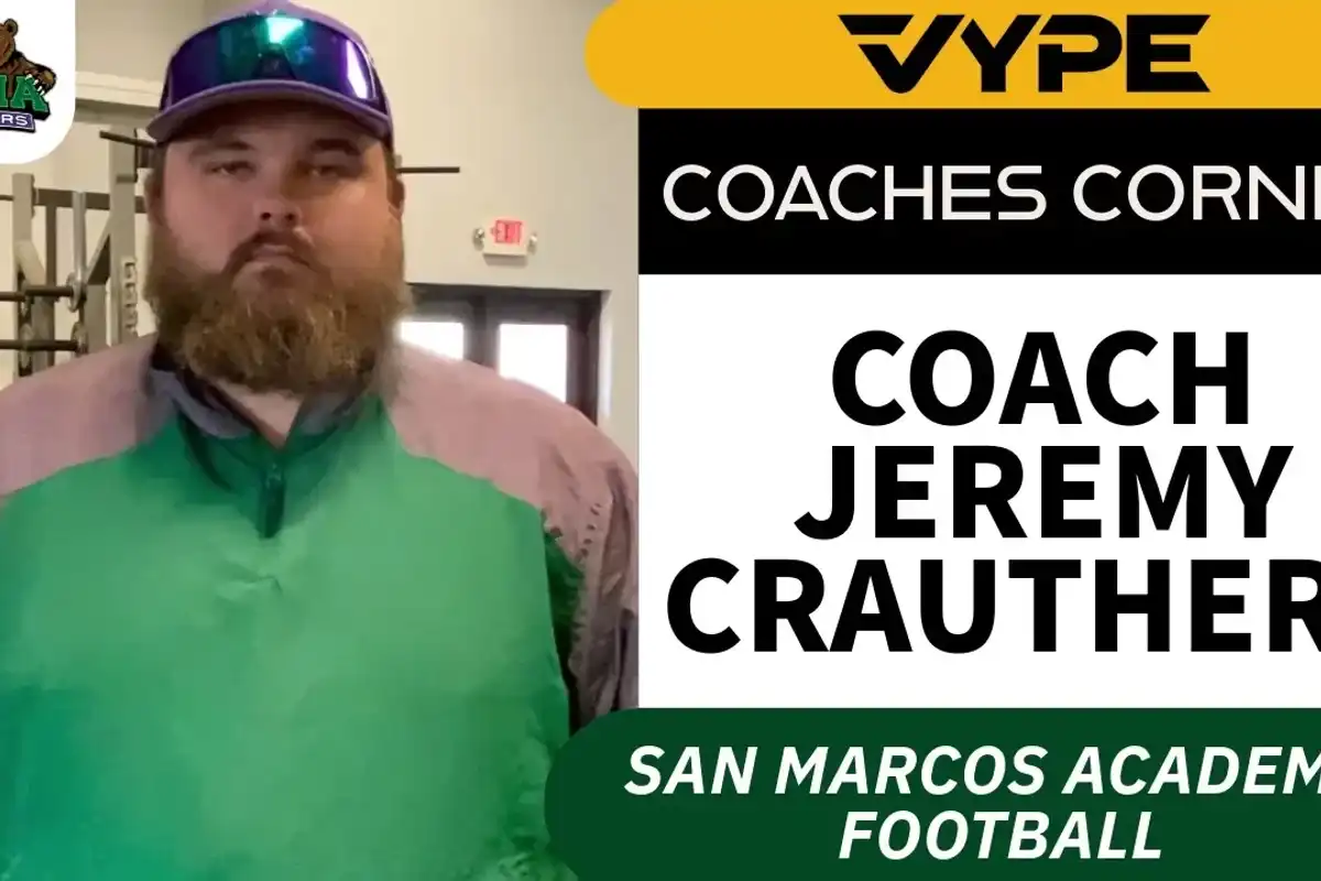 VYPE Coaches Corner: San Marcos Academy Football Coach Jeremy Crauthers