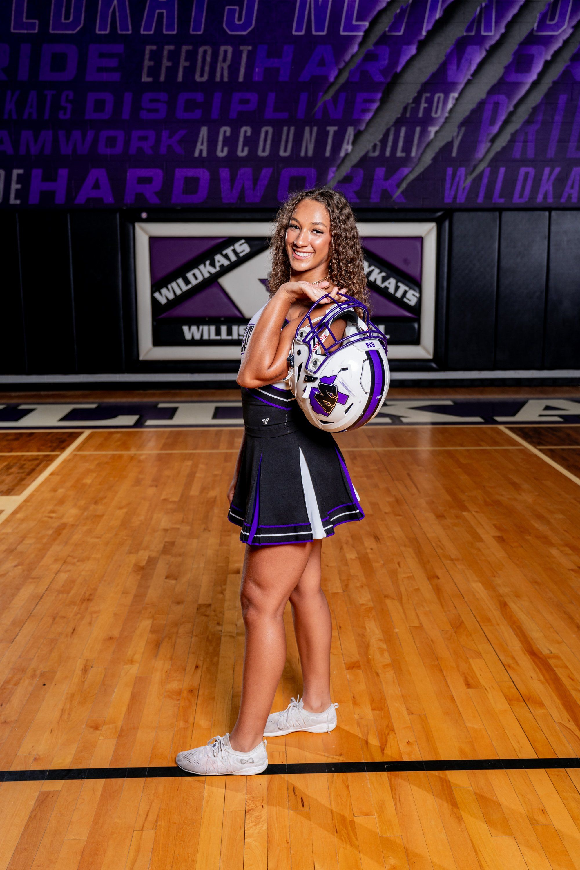 BLEEDING PURPLE: Williams has become fully immersed in the Willis ISD culture