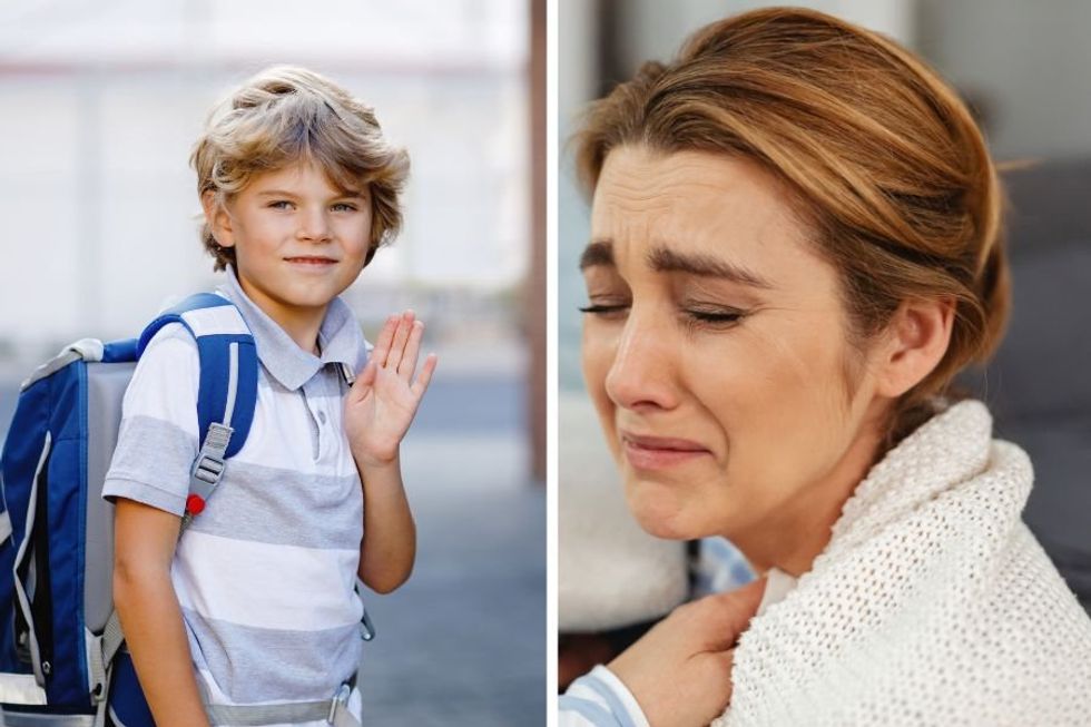 Mom shares the tearjerking note given by kindergarten teacher on the first day of school