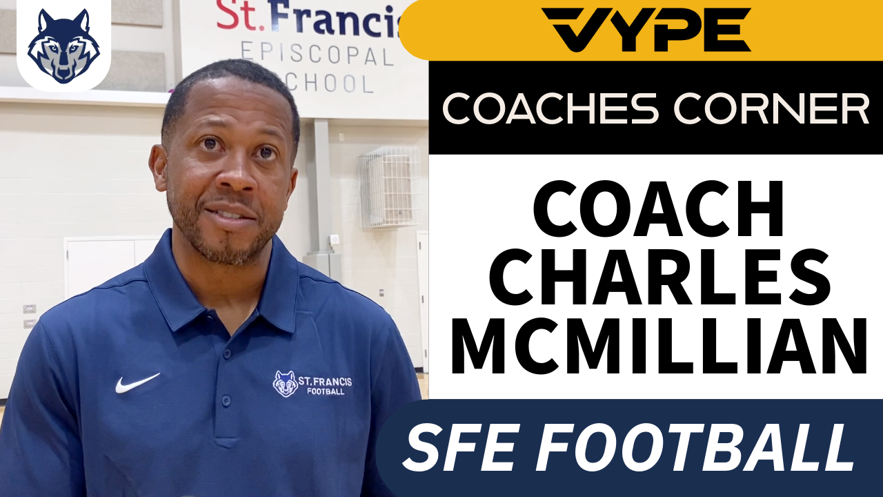 VYPE Coaches Corner: St. Francis Epsicopal football coach Charles McMillian