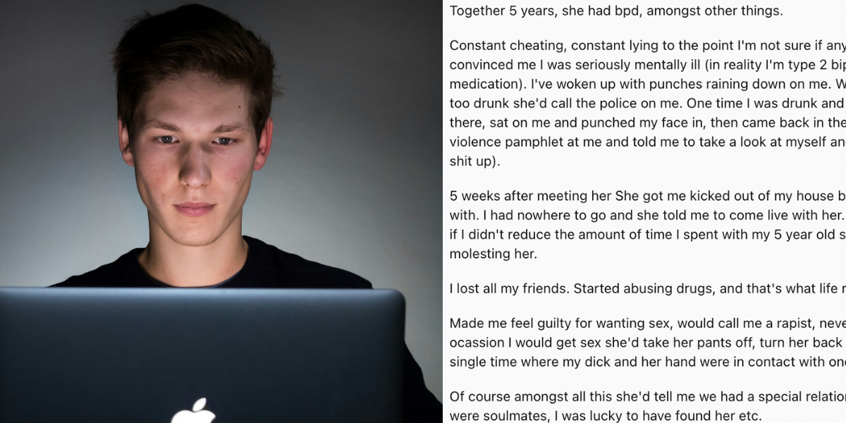 Men bravely share their own harrowing abusive-relationship stories