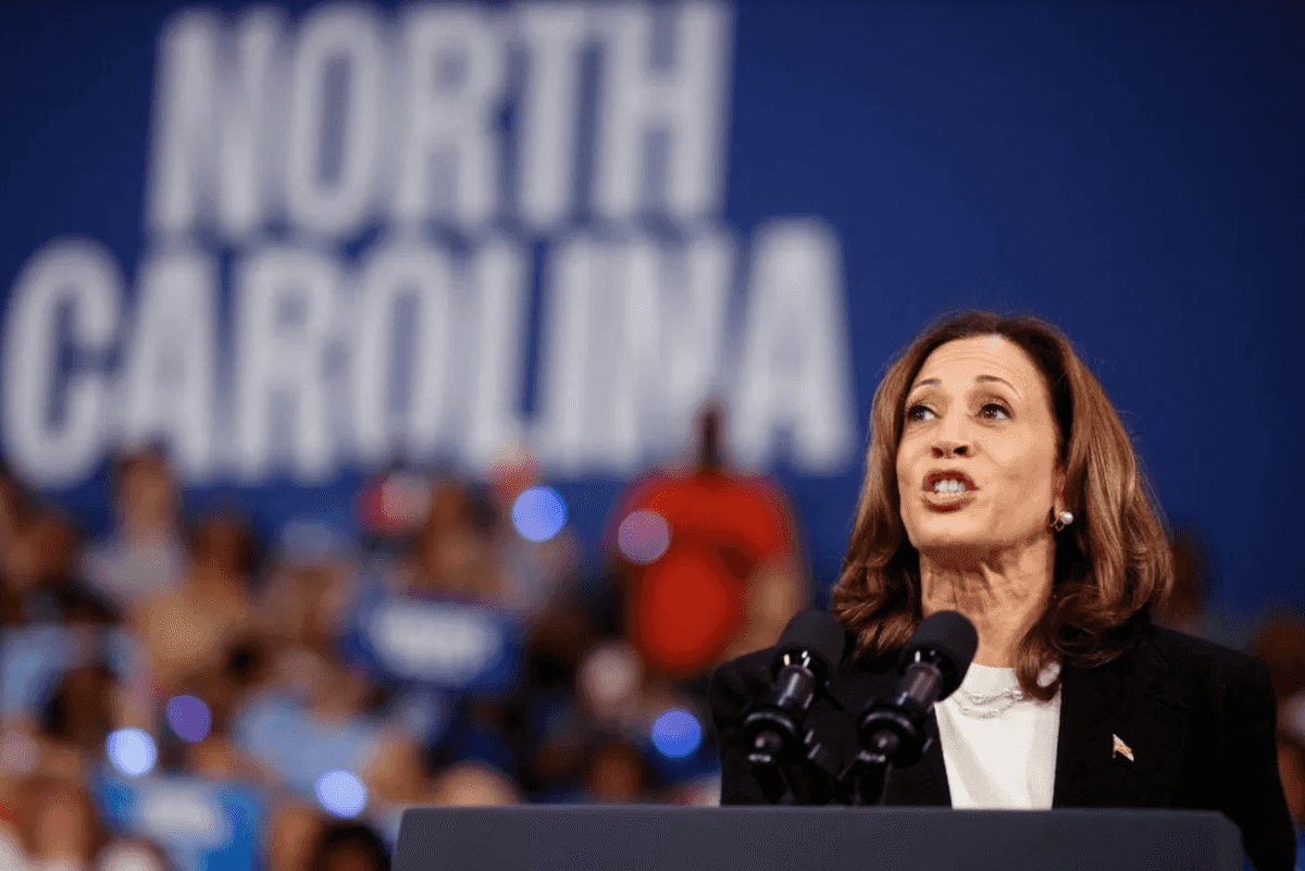 In Battleground North Carolina, Harris Brings A Sense Of Joy -- And Urgency