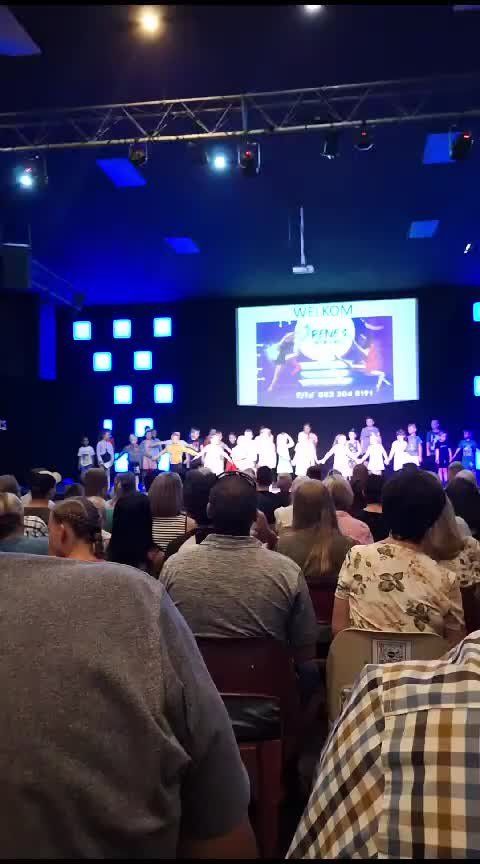 Little boy steals the show at his sister's end-of-year dance school concert