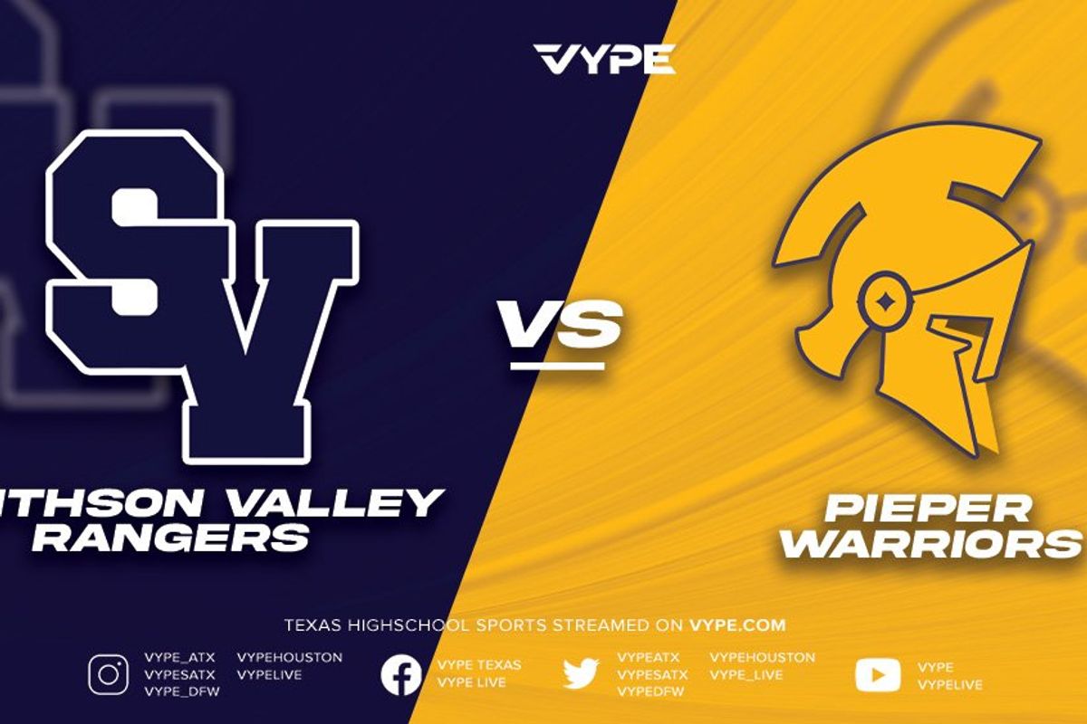VYPE SATX Football Game of the Week: Smithson Valley vs. Pieper (Wk. 5)