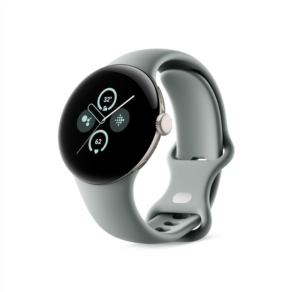 a product shot of Google Pixel watch 2