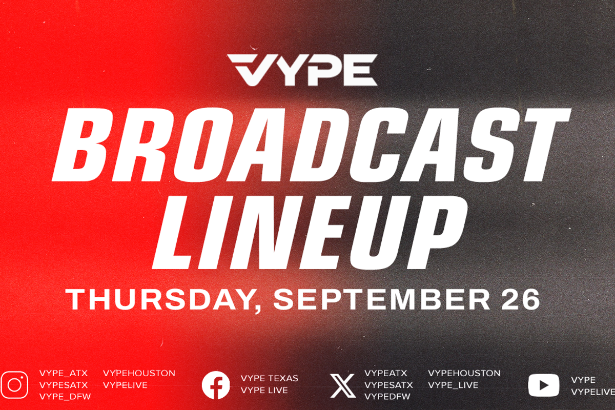 VYPE Live Lineup - Thursday 9/26/24