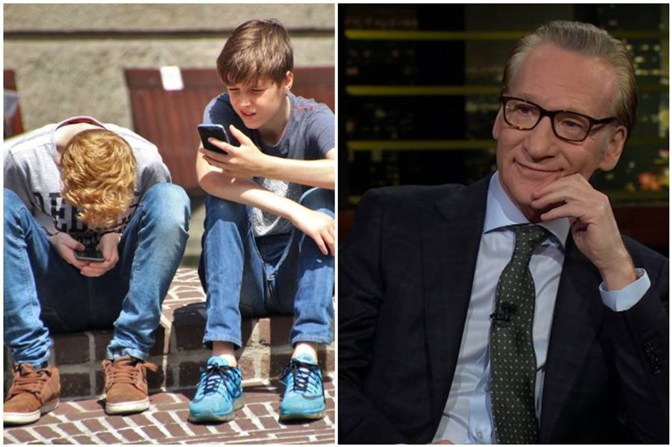 Bill Maher says smartphones are deadlier for kids than school shooters. Where's the logic?