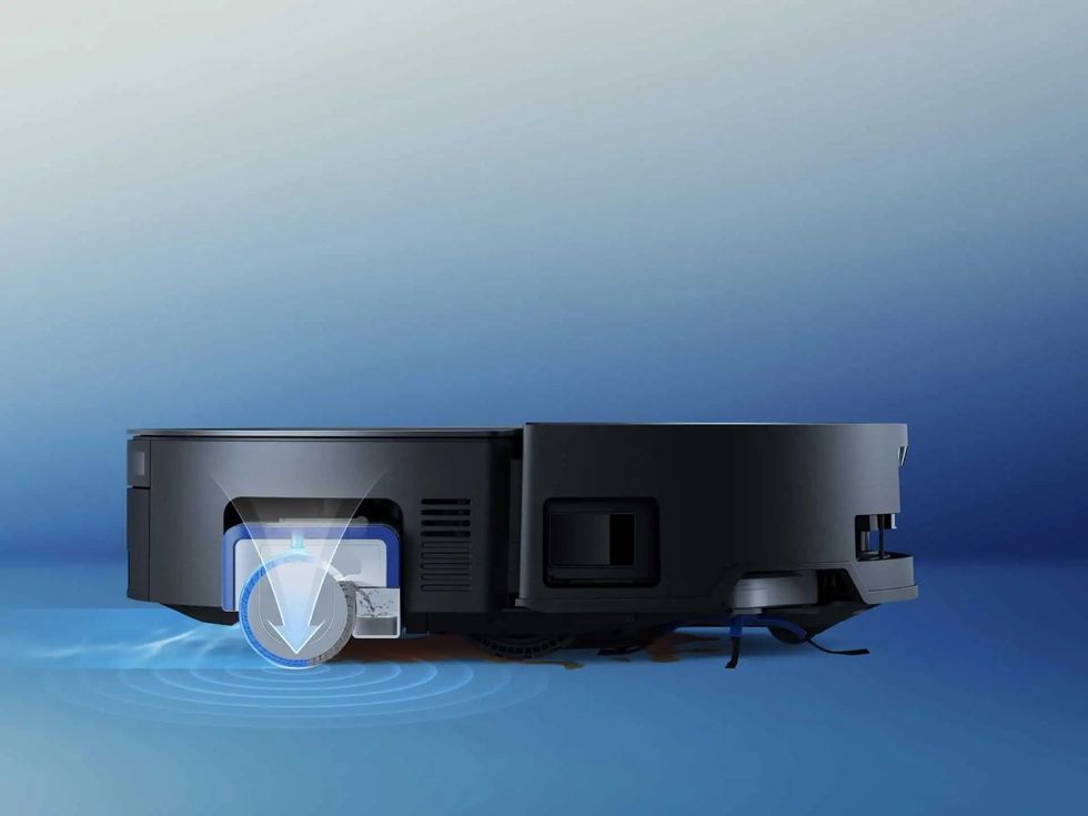 a photo of Deebot X8 Pro High pressure intensity feature