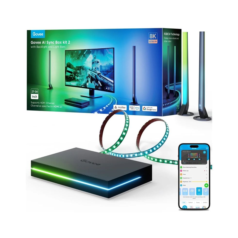 a product shot of \u200bGovee AI Sync Box 2