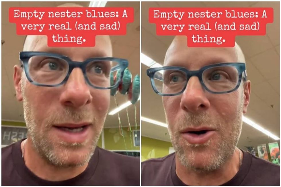 New 'empty-nester' dad has a bittersweet realization when he goes shopping without kids