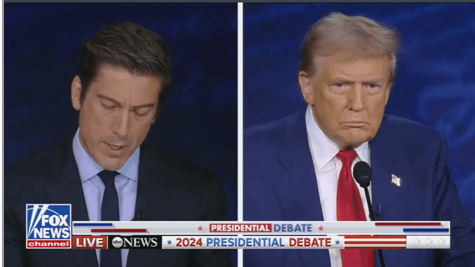 Moderator Fact Checks Trump Lie On Migrants 'Eating Dogs And Cats'