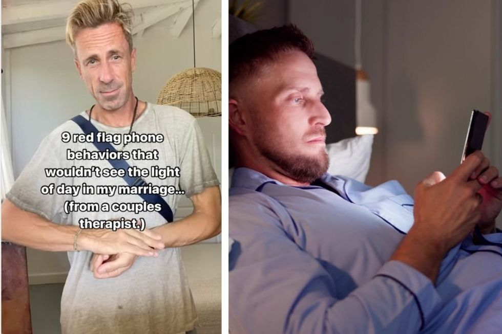 Nine common phone behaviors that are relationship red flags, according to couples therapist