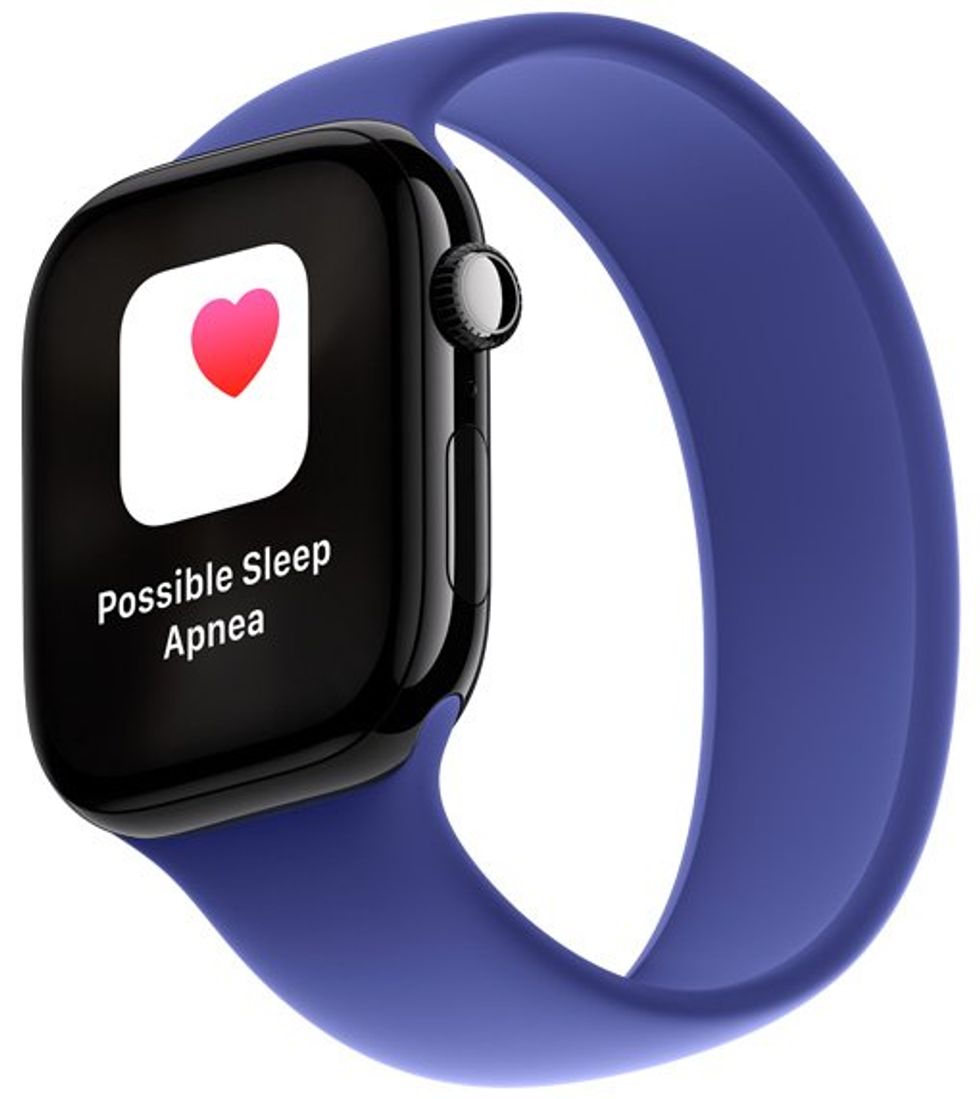 a photo of Apple Watch 10 showing sleep apnea feature