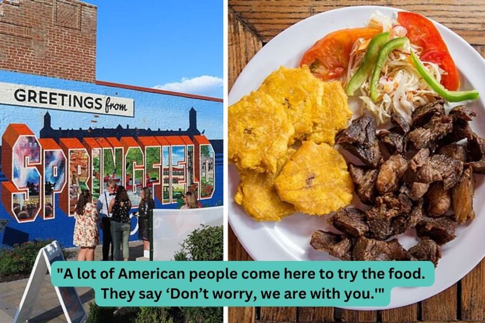 Springfield residents flood Haitian restaurant with support to 'conquer with love'