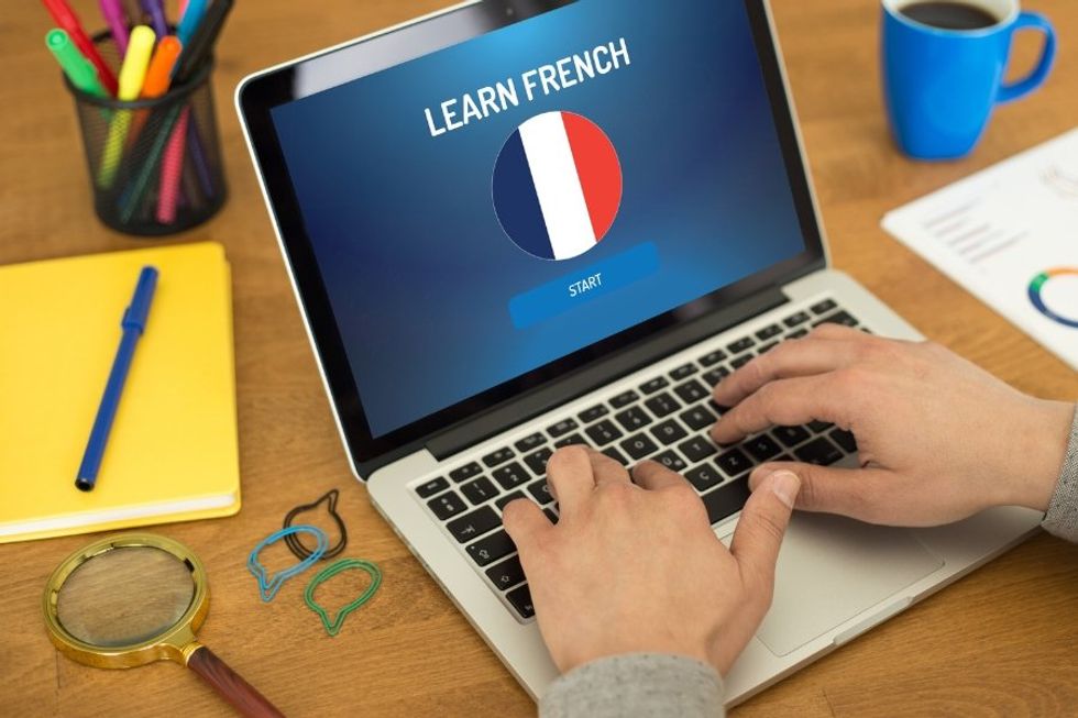 french program on computer
