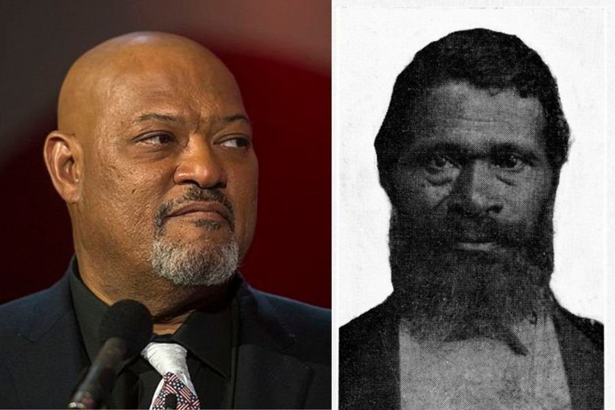 Laurence Fishburne and Jordan Anderson