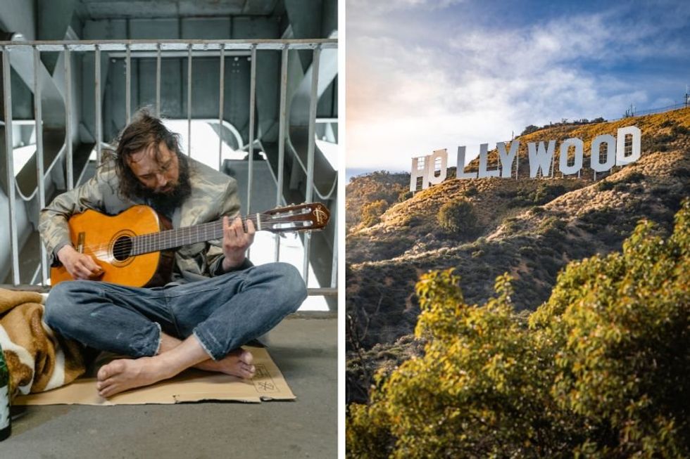 Homeless man catapults onto music industry's radar with viral performance of original song