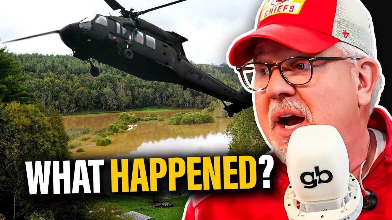 Did a Black Hawk helicopter TARGET a hurricane aid depot?