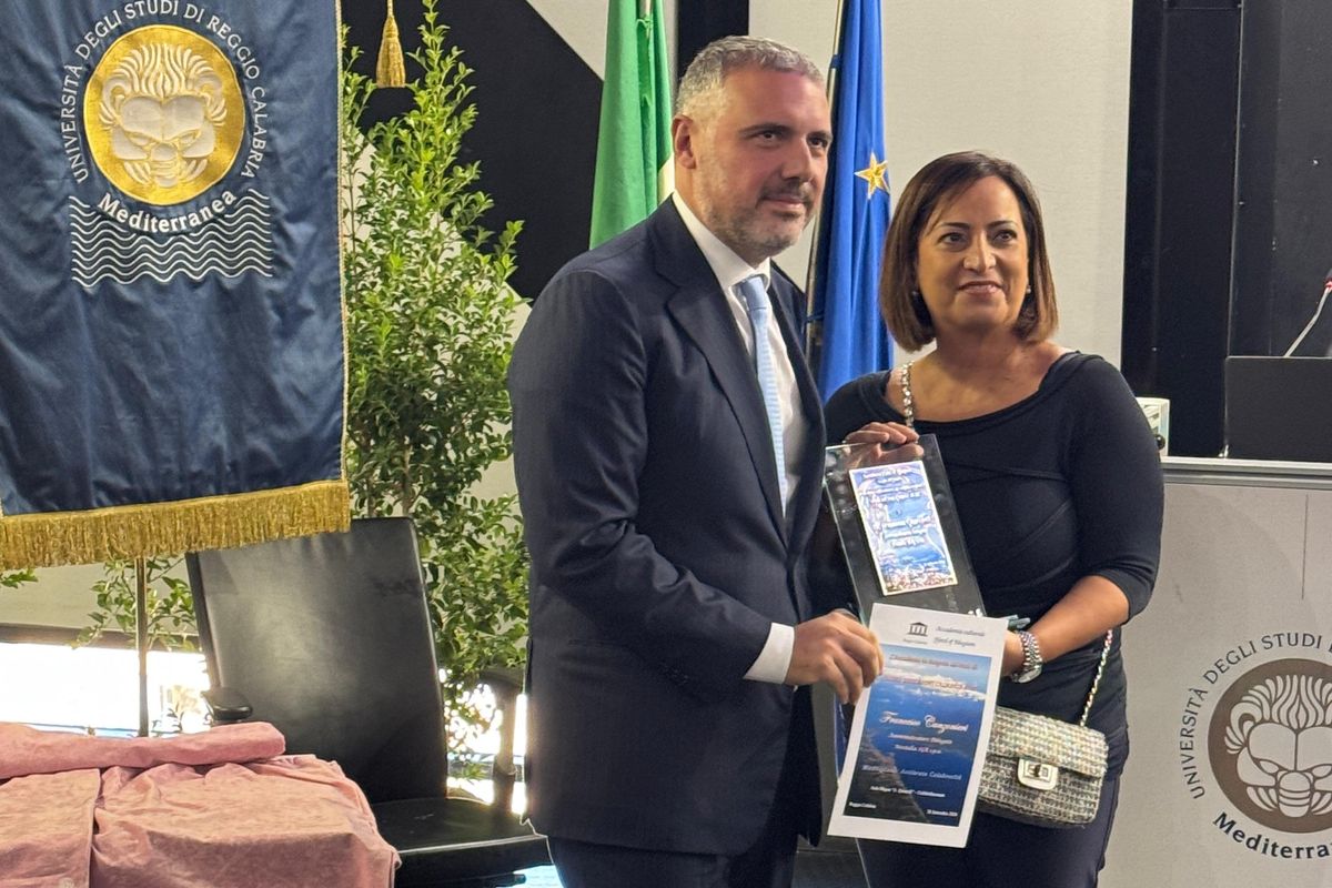 Il premio Fjord of Rhegium a Francesco Canzonieri