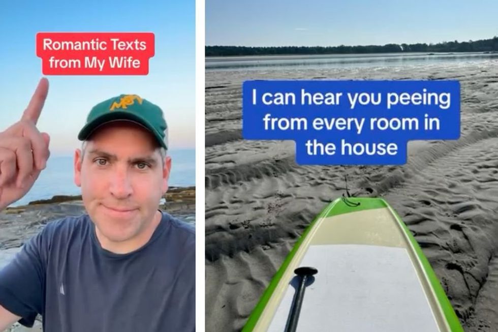 Husband shows the 'romantic' texts sent from his wife of 25 years, and it's a laugh riot