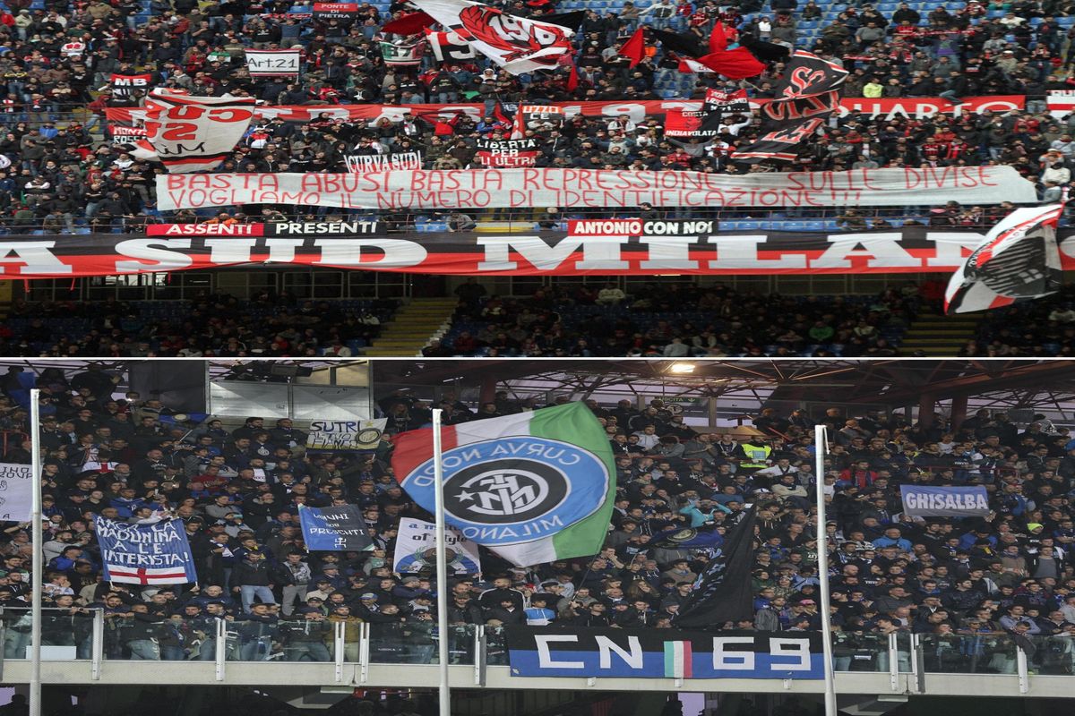A capo delle curve di Inter e Milan c’era la ’ndrangheta