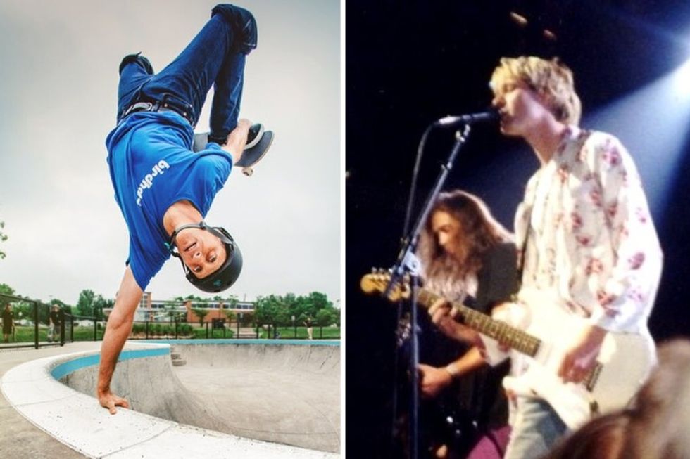 Gen X wigs out at Tony Hawk and Kurt Cobain's grandbaby being born
