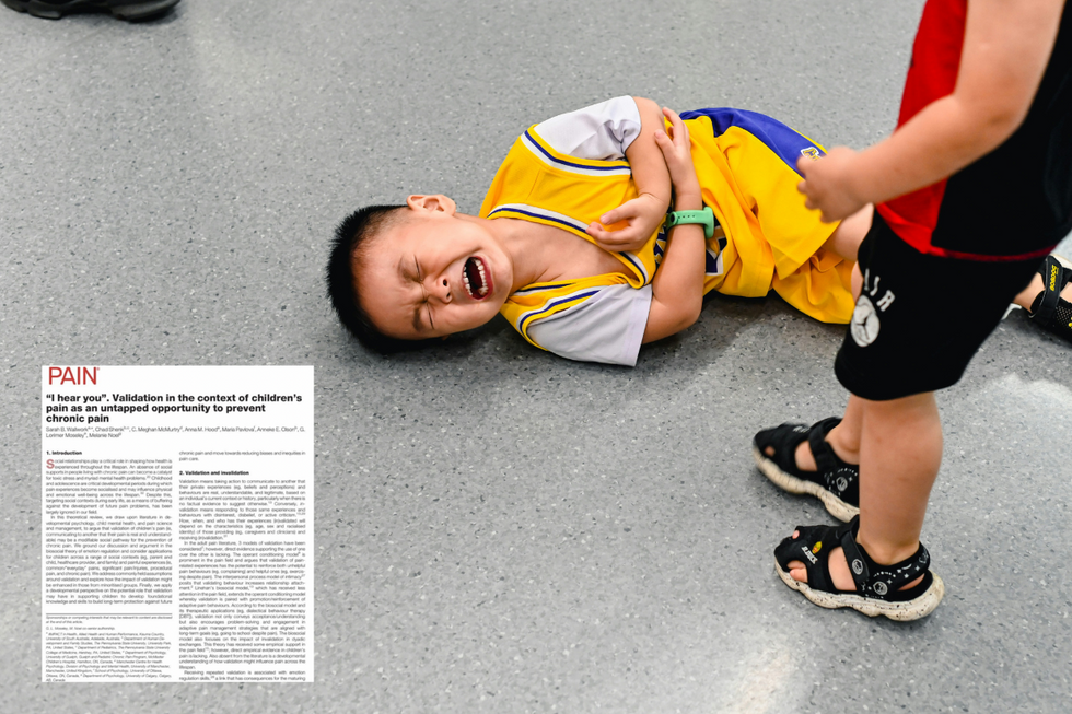 New study reveals the correct way to respond when your kid gets hurt