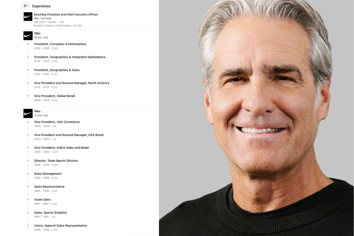 Nike employee goes from intern to CEO in 30 years