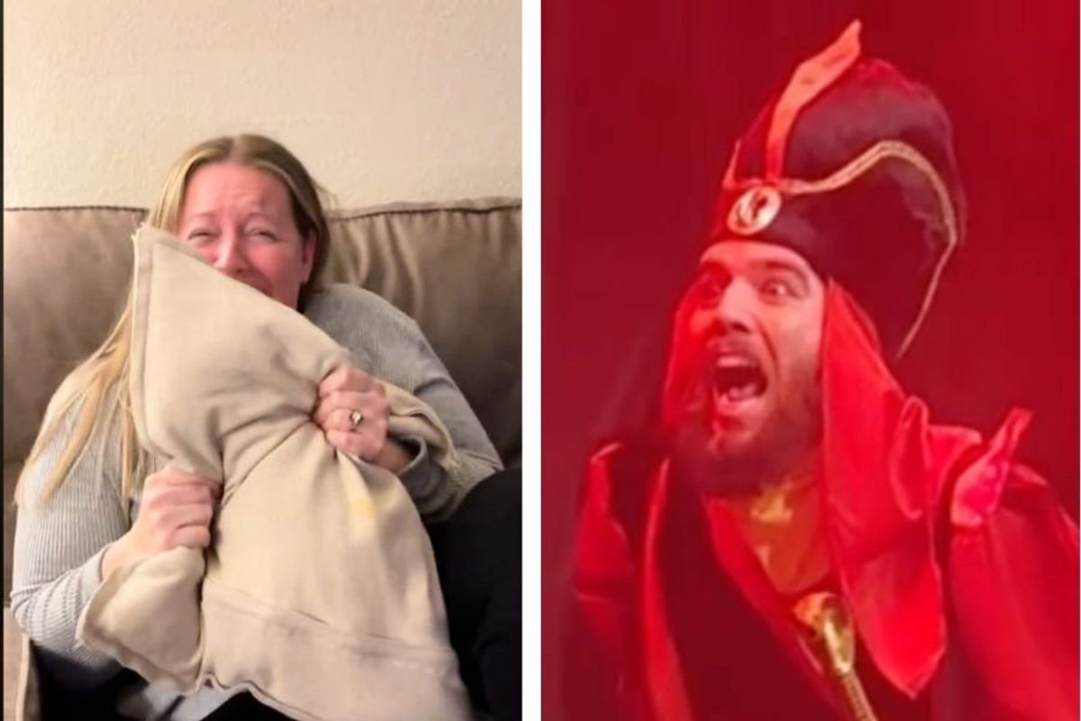 exposure therapy, funny pranks, halloween, aladdin, jafar, disney , disney villain