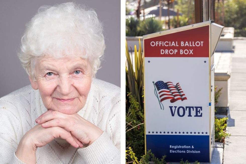 81-year-old woman votes for the first time after years of being told her vote didn't matter