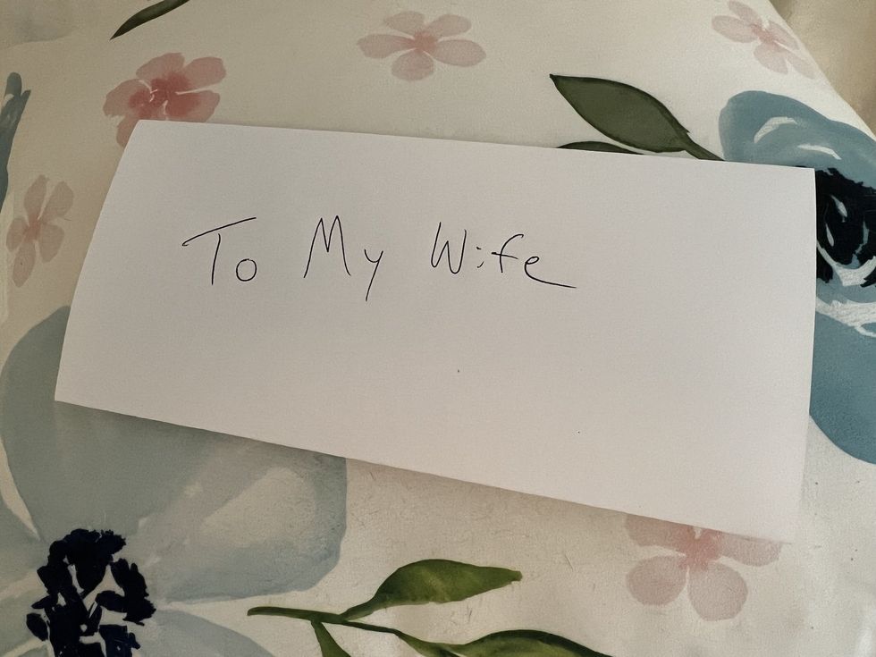 'To My Wife' letter, with twist ending, is a masterclass in marital communication