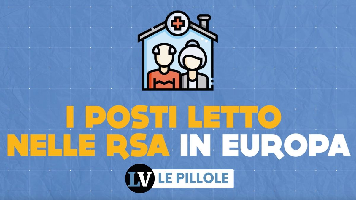 I posti letto nelle Rsa in Europa