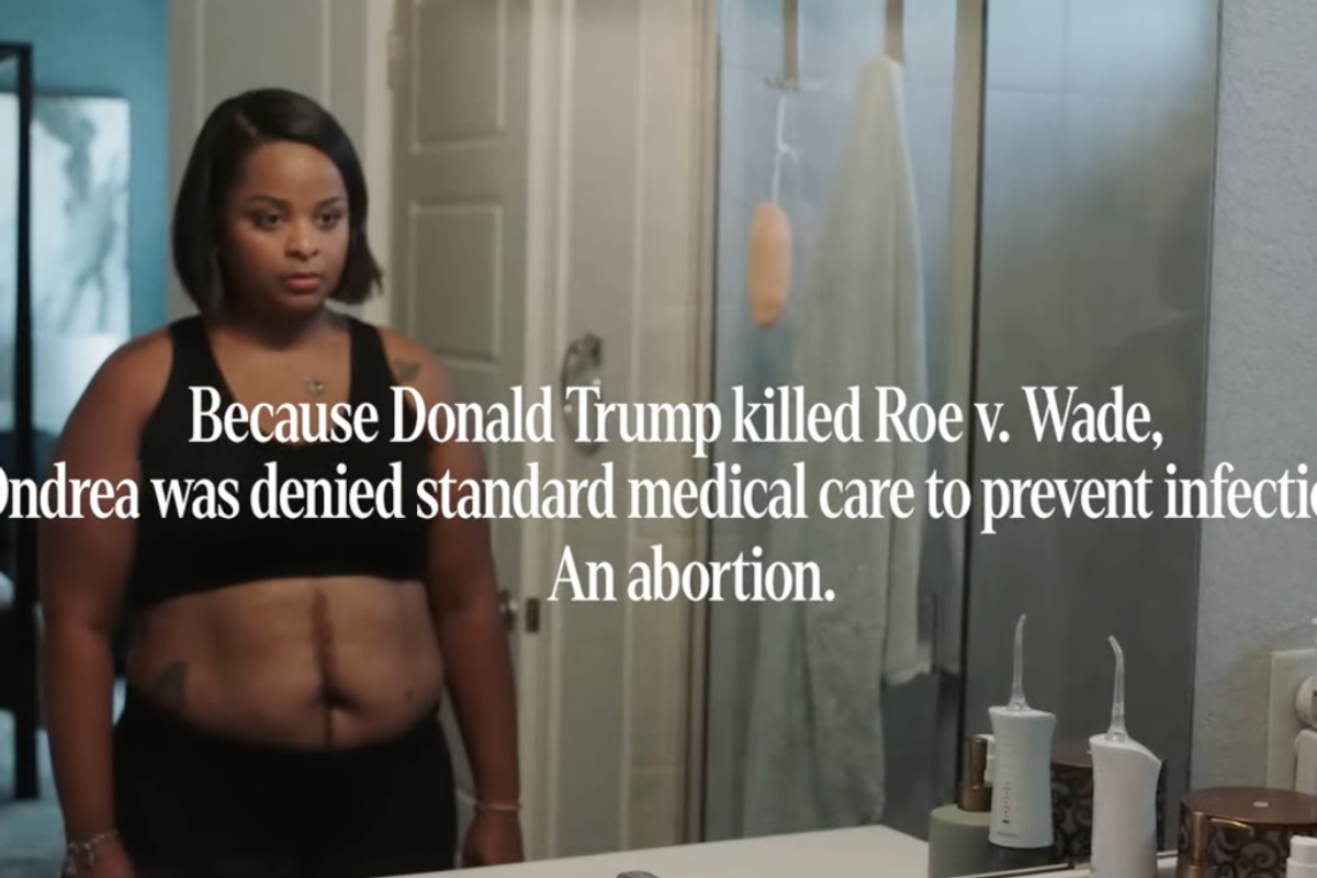 Searing New Harris Ad Shows Horror Of Abortion Bans Close Up
