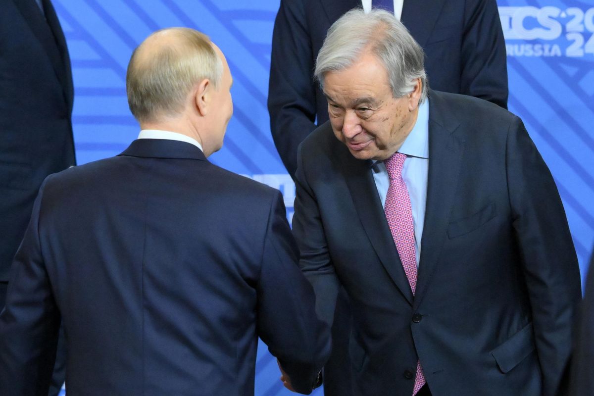 Guterres: inchini a Putin, sberle dall’Iran