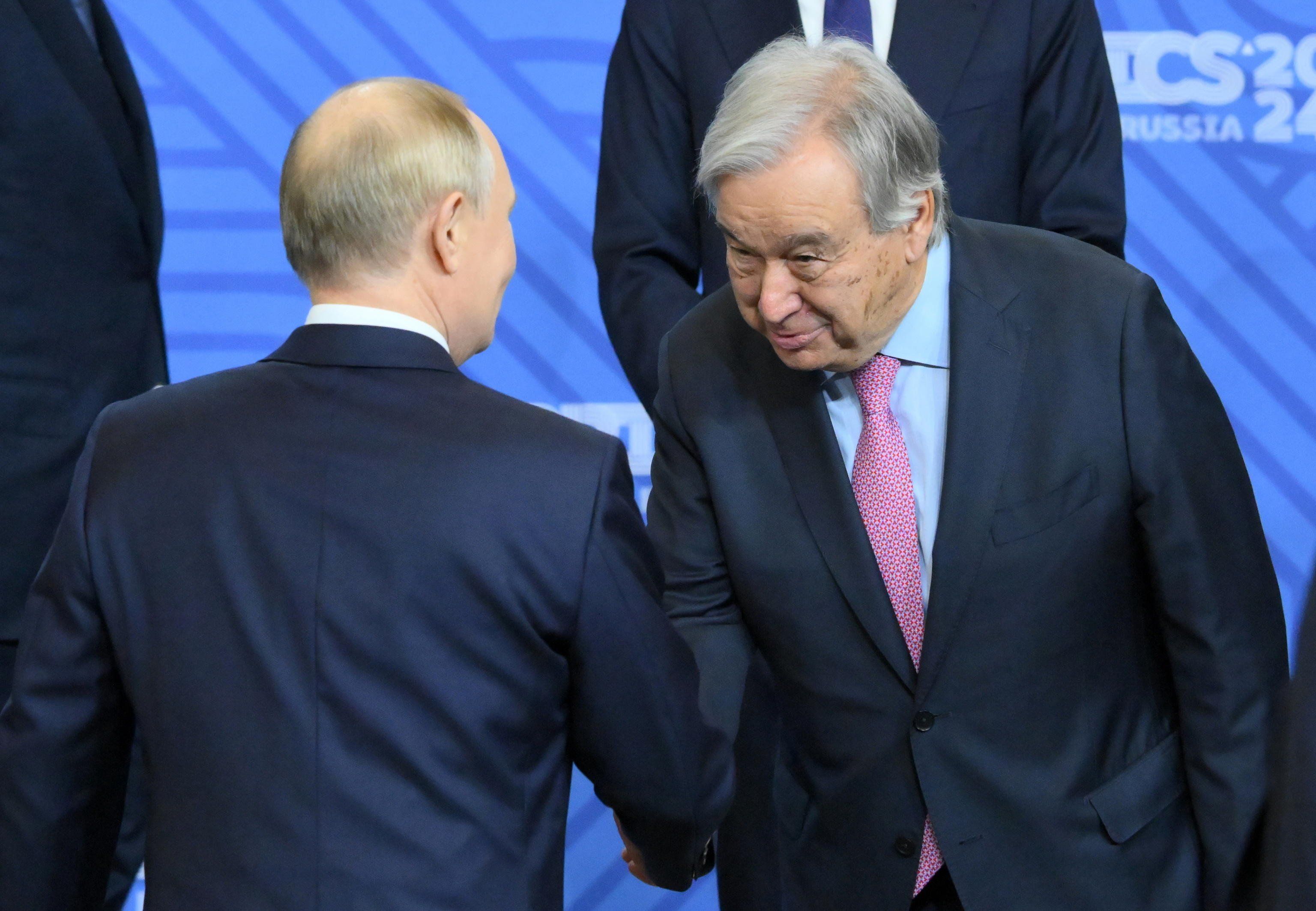 Guterres: inchini a Putin, sberle dall’Iran