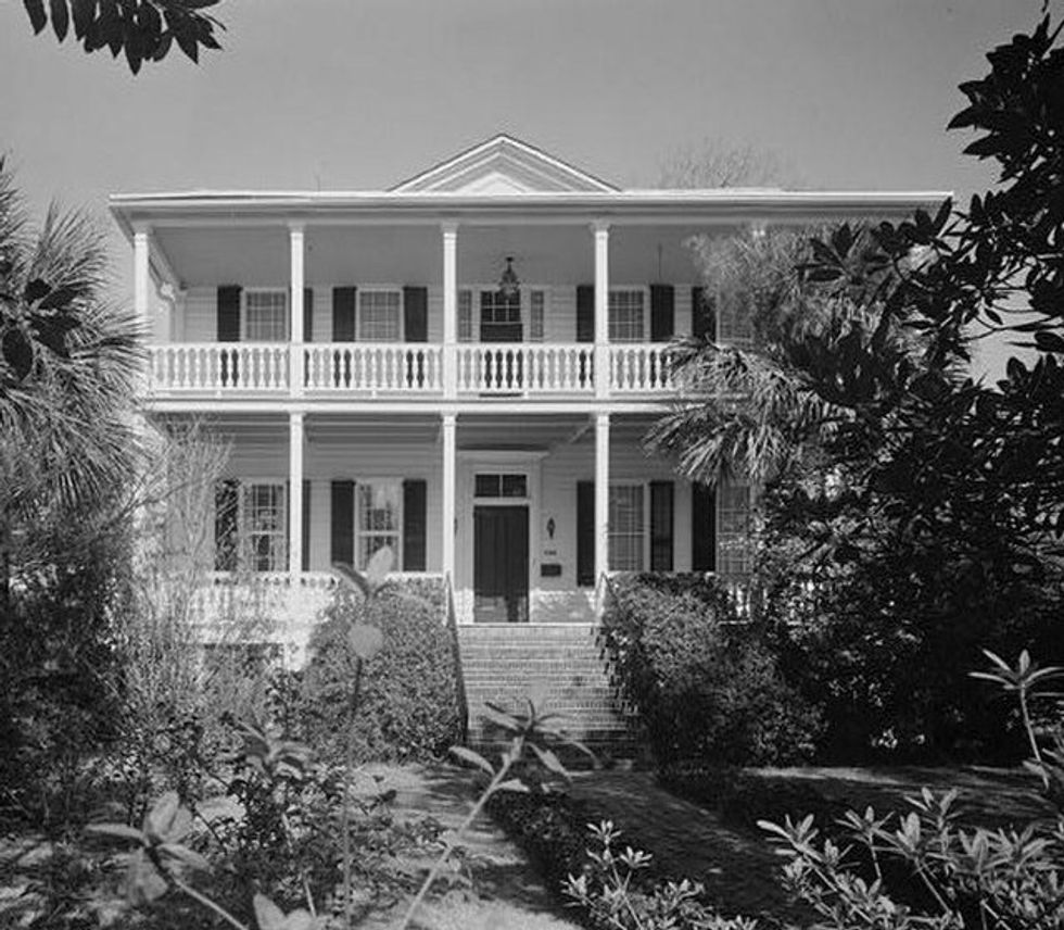 large white plantation home